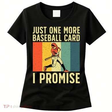 Baseball Card Collector Card Collecting Women's T-Shirt