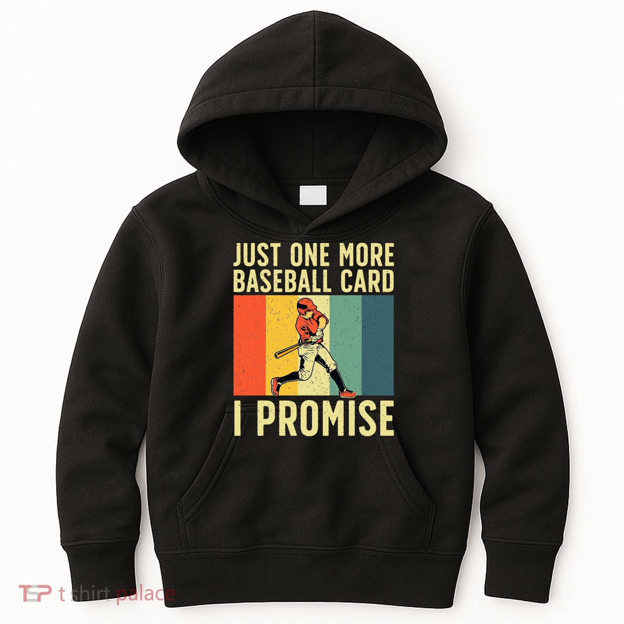Baseball Card Collector Card Collecting Kids Hoodie