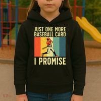 Baseball Card Collector Card Collecting Kids Hoodie thumb 3