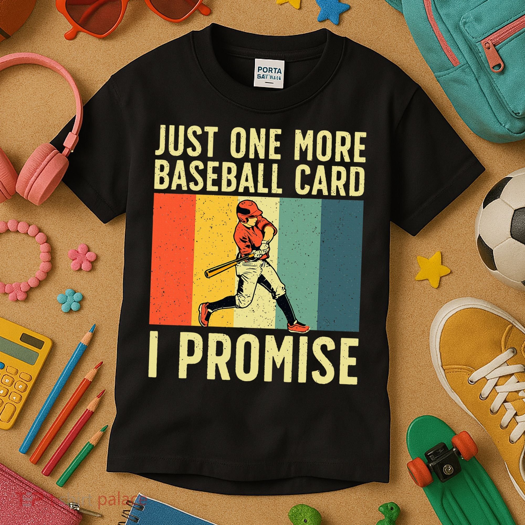 Baseball Card Collector Card Collecting Kids T-Shirt