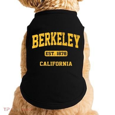 Berkeley California CA Vintage State Athletic Style Doggie Tank