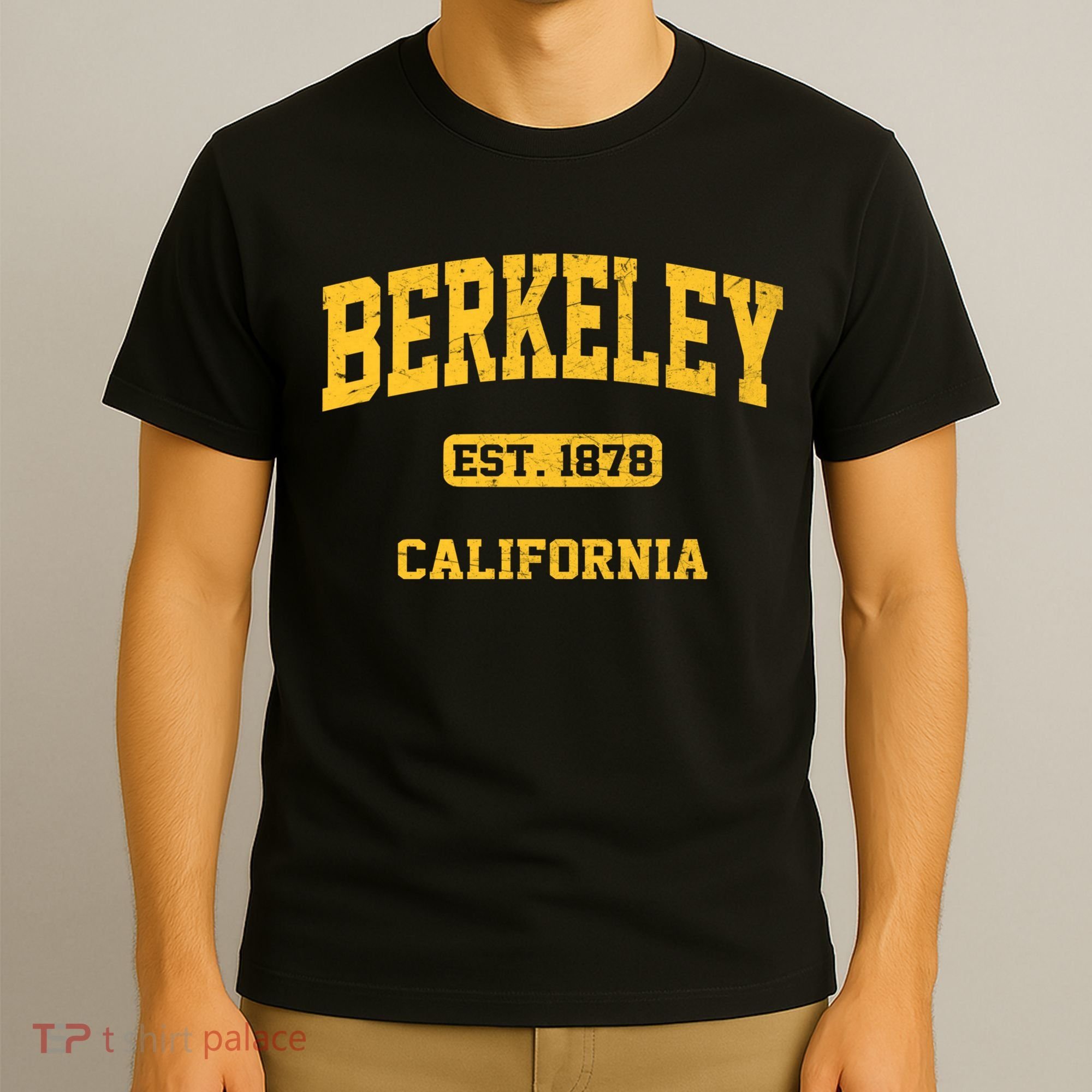 Berkeley California CA Vintage State Athletic Style T-Shirt