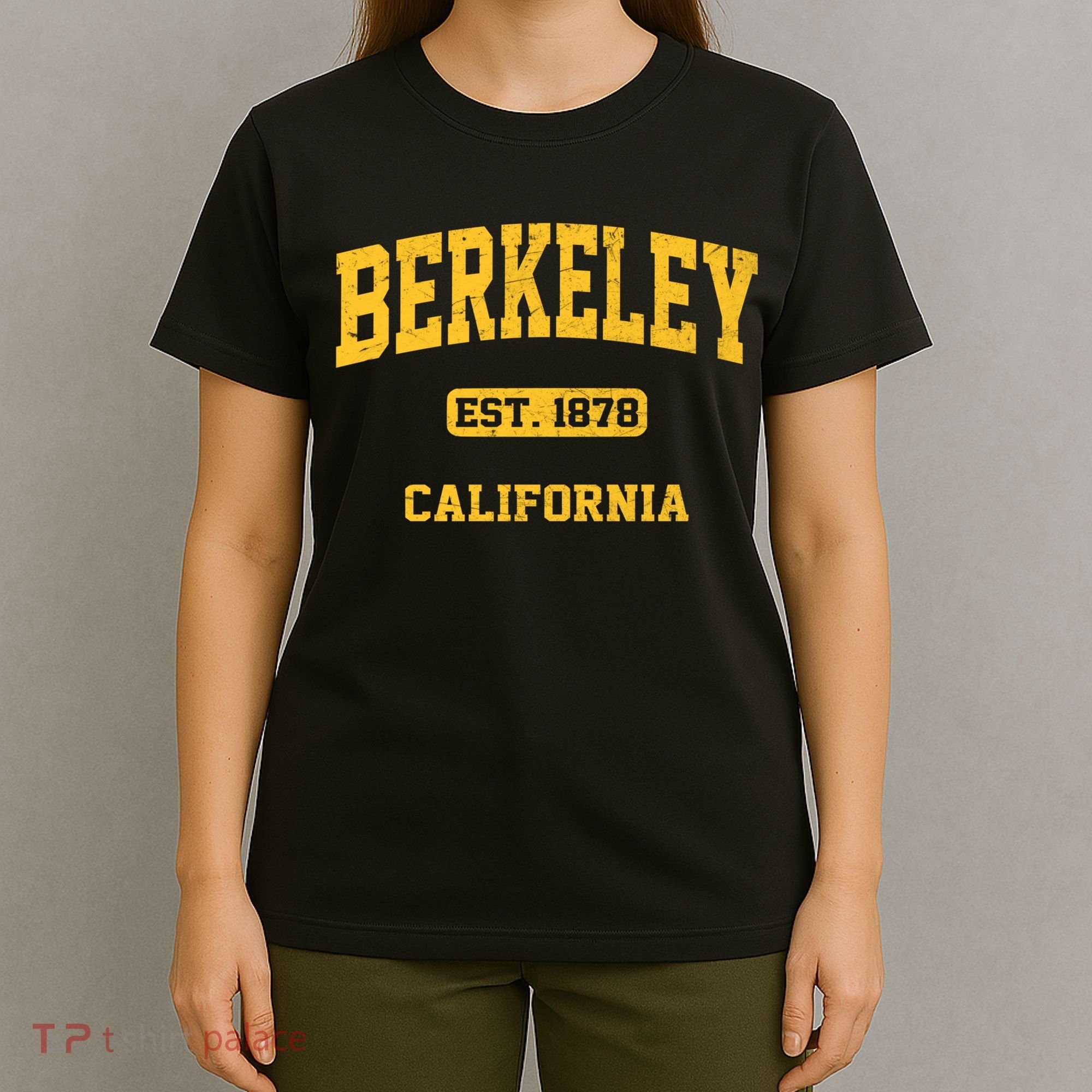 Berkeley California CA Vintage State Athletic Style T-Shirt