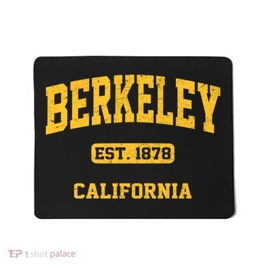 Berkeley California CA Vintage State Athletic Style Mousepad