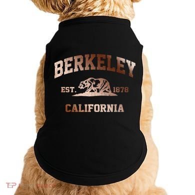 Berkeley California Ca Vintage State Athletic Style Gift Doggie Tank