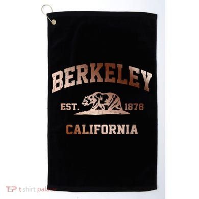 Berkeley California Ca Vintage State Athletic Style Gift Golf Towel