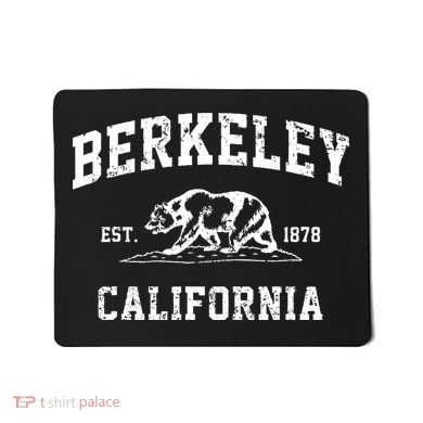 Berkeley California CA Retro Vintage Cali Bear Republic Mousepad