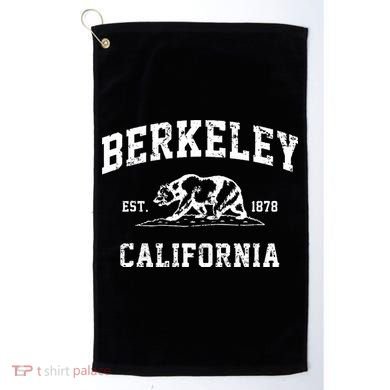 Berkeley California CA Retro Vintage Cali Bear Republic Golf Towel
