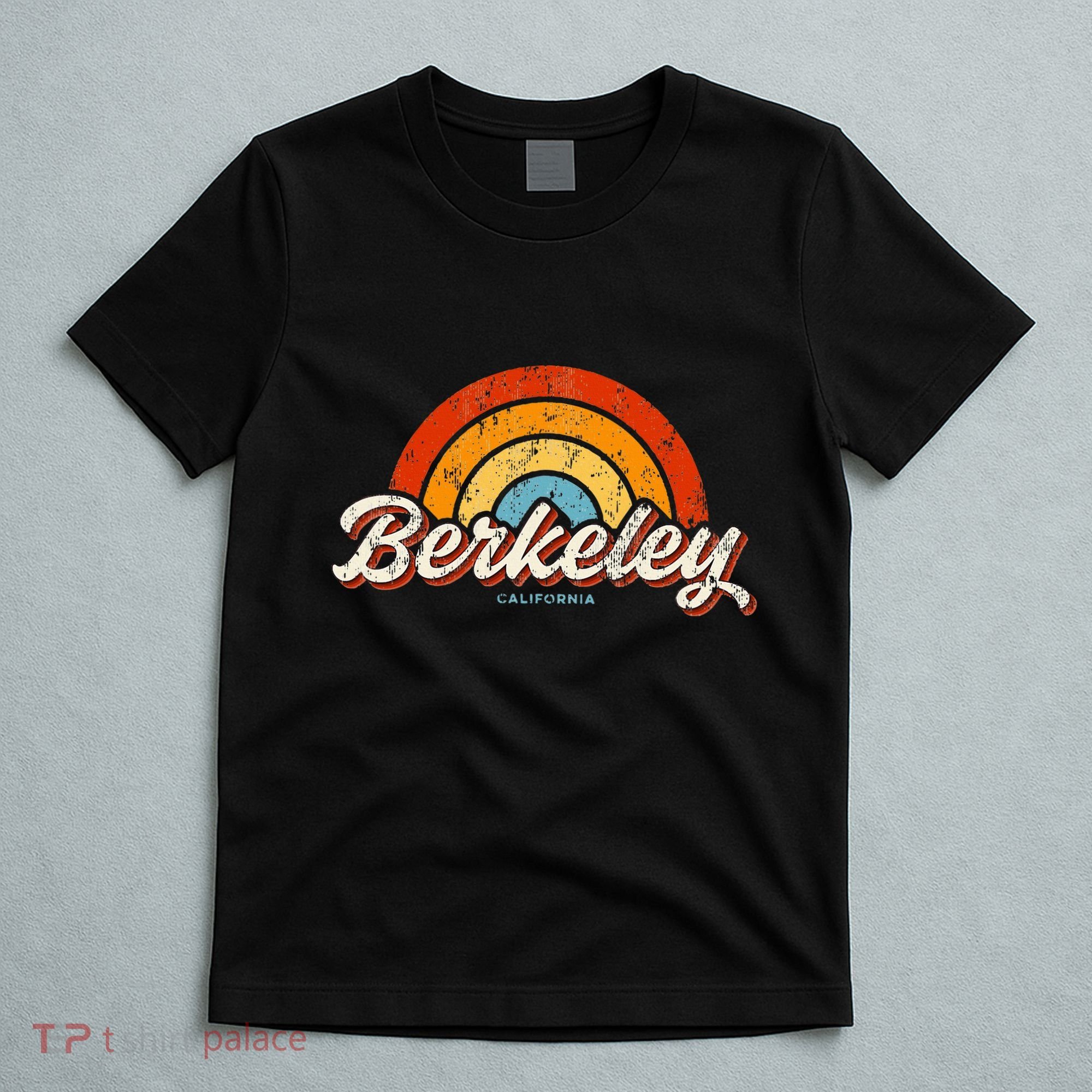 Berkeley California Ca Vintage Rainbow Retro 70s T-Shirt