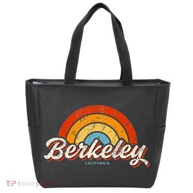 Berkeley California Ca Vintage Rainbow Retro 70s Tote Bag