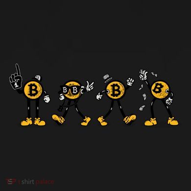 Bitcoin Cartoon Characters Womens Funnel Neck Pullover Hood
