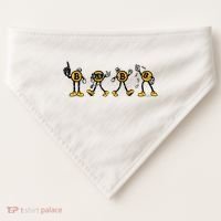 Bitcoin Cartoon Characters USA-Made Doggie Bandana thumb 0