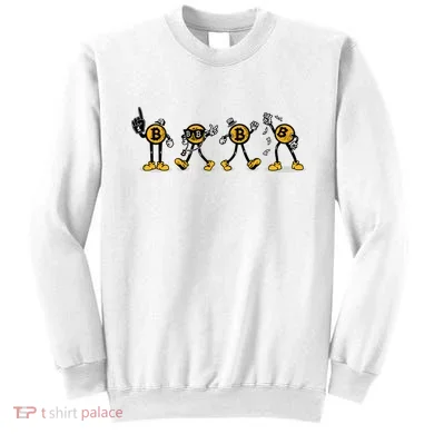 Bitcoin Cartoon Characters Sweatshirt