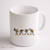 Bitcoin Cartoon Characters Coffee Mug thumb 1