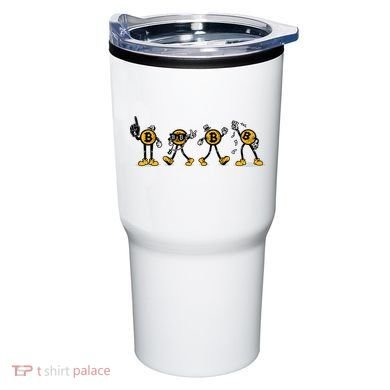 Bitcoin Cartoon Characters Tumbler