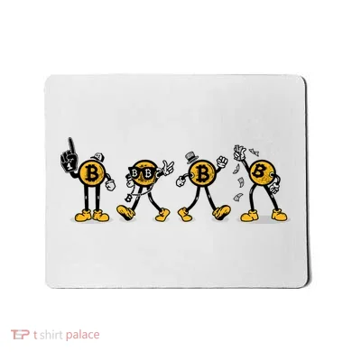 Bitcoin Cartoon Characters Mousepad