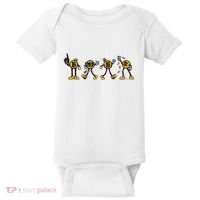 Bitcoin Cartoon Characters Baby Bodysuit thumb 0