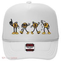 Bitcoin Cartoon Characters Hat thumb 0
