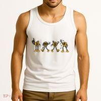 Bitcoin Cartoon Characters Tank Top thumb 3