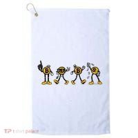 Bitcoin Cartoon Characters Golf Towel thumb 0
