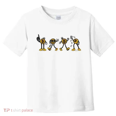 Bitcoin Cartoon Characters Toddler T-Shirt