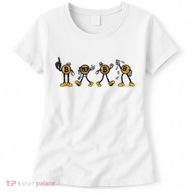Bitcoin Cartoon Characters Women's T-Shirt