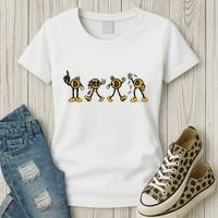 Bitcoin Cartoon Characters Women's T-Shirt thumb 3