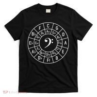 Bass Clef Circle Of Fifths Musician Composer T-Shirt thumb 0