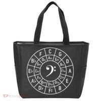 Bass Clef Circle Of Fifths Musician Composer Tote Bag thumb 0