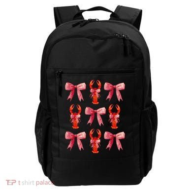 Bow Cute Coquette Crawfish Backpack