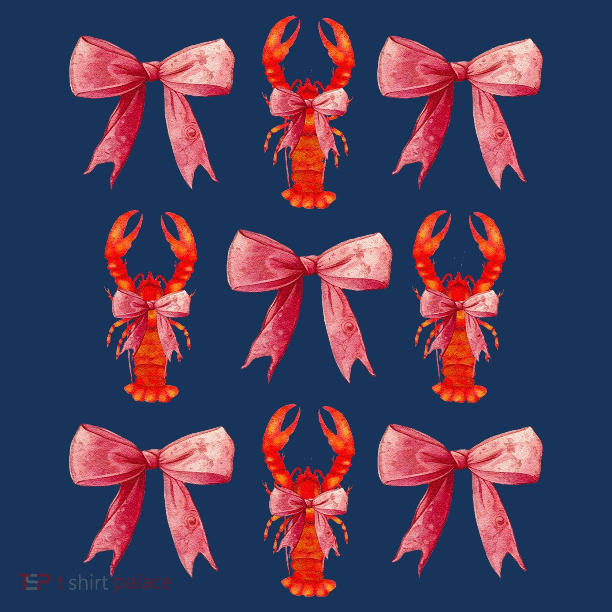 Bow Cute Coquette Crawfish Doggie Tank