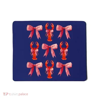Bow Cute Coquette Crawfish Mousepad