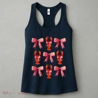 Bow Cute Coquette Crawfish Women's Tank Top thumb 3