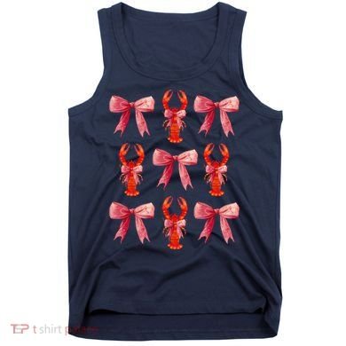 Bow Cute Coquette Crawfish Tank Top
