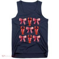 Bow Cute Coquette Crawfish Tank Top thumb 0