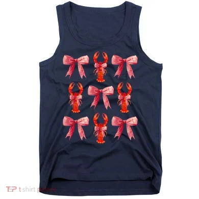 Bow Cute Coquette Crawfish Tank Top
