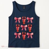 Bow Cute Coquette Crawfish Tank Top thumb 2