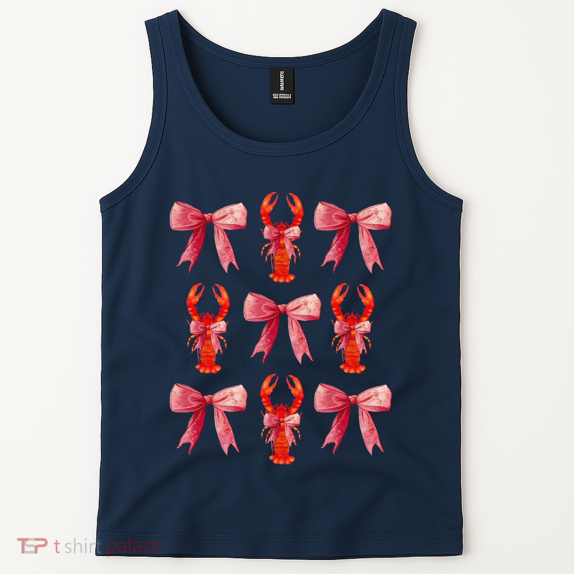 Bow Cute Coquette Crawfish Tank Top