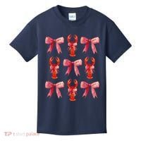 Bow Cute Coquette Crawfish Kids T-Shirt thumb 0