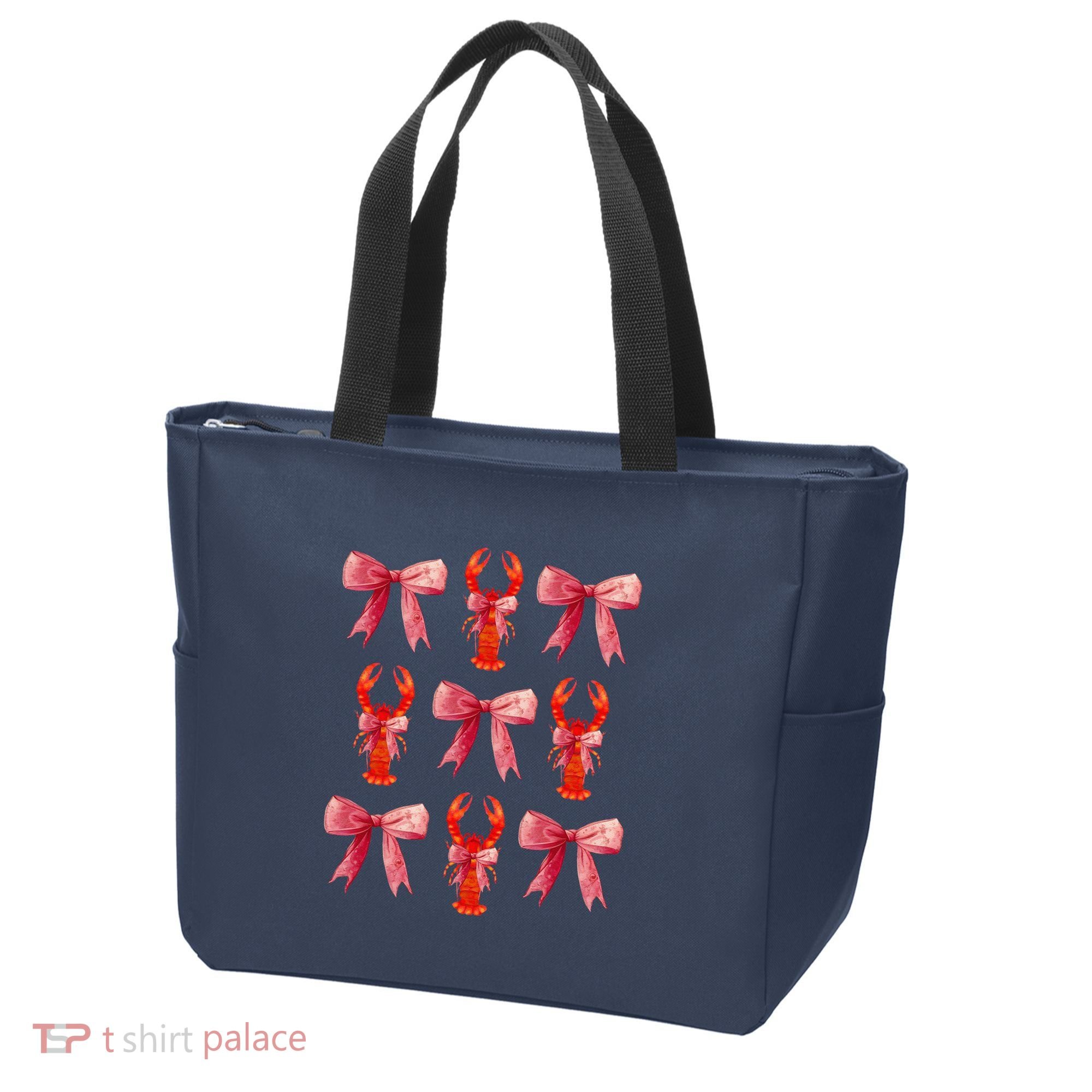 Bow Cute Coquette Crawfish Tote Bag