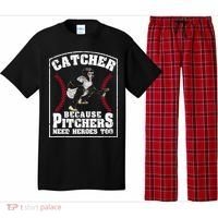 Baseball Catchers Catcher Because Pitchers Need Heroes Too Pajama Set thumb 0