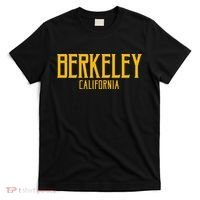 Berkeley California CA Vintage Text Amber Print T-Shirt thumb 0