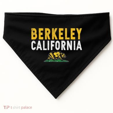 Berkeley California Ca USA-Made Doggie Bandana