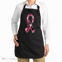 Beast Cancer Camo Ribbon Apron thumb 2