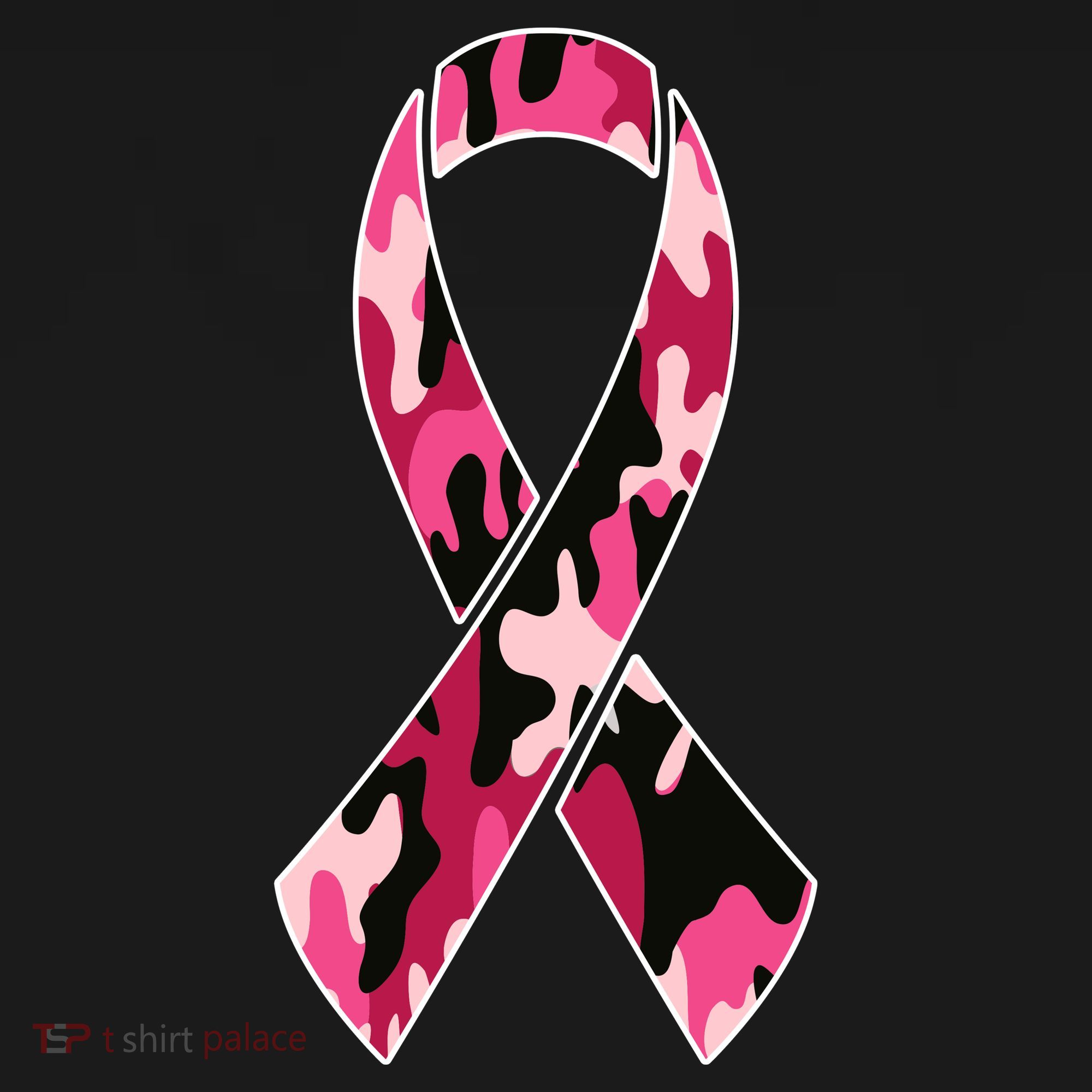 Beast Cancer Camo Ribbon Apron