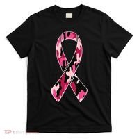 Beast Cancer Camo Ribbon T-Shirt thumb 0