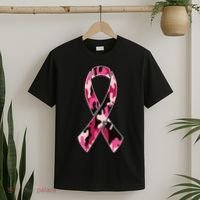 Beast Cancer Camo Ribbon T-Shirt thumb 2