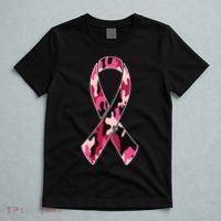 Beast Cancer Camo Ribbon T-Shirt thumb 5