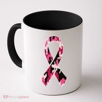 Beast Cancer Camo Ribbon Coffee Mug thumb 0