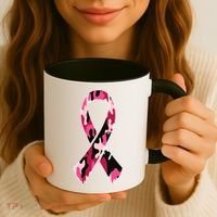 Beast Cancer Camo Ribbon Coffee Mug thumb 3